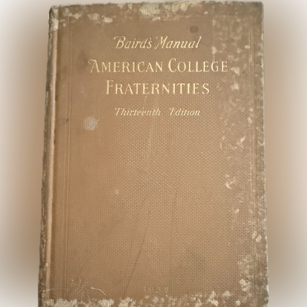 Vintage Book Set Morals & Dogma + American College Fraternities
Décor Pair - Picture 5 of 12